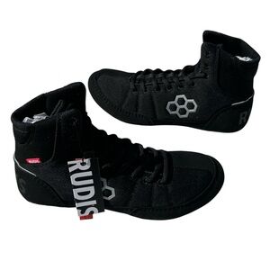 Rudis Colt 3.0 Wrestling Shoes Mens Size 8 Black Silver